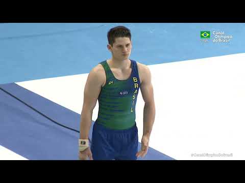PAN DE GINÁSTICA ARTÍSTICA 2022 - Diogo Soares se apresenta no salto; Brasil é prata por equipe