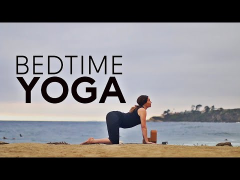 30 Minute Night Yoga For Bedtime (Before Bed) Relaxing Evening Flow | Fightmaster Yoga Videos