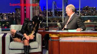 Lady Gaga David Letterman Funny Interview