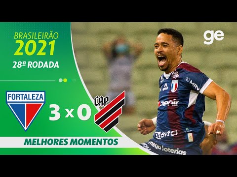 Gols e lances de Fortaleza x Athletico Paranaense
