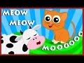 Animal Sound Song Learn Animals Nursery Rhymes For Kids Childrens Song Kids Tv Cartoons