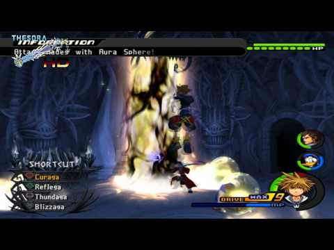 KH2FM HD Hacked Fight: Sora, Donald and Auron vs Insane Hades Boss [NC]