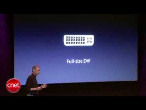 Steve Jobs introducing the new Macbook Pro