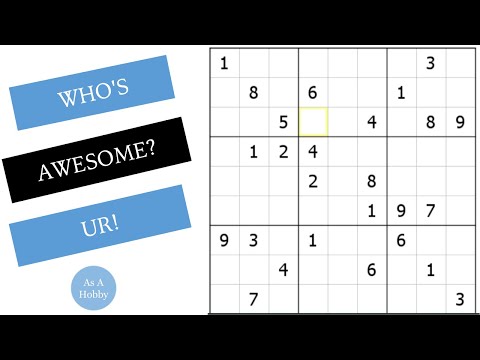How To Solve Hard Sudoku Puzzles #3: Unique Rectangle, Remote Pairs, XYZ-Wing