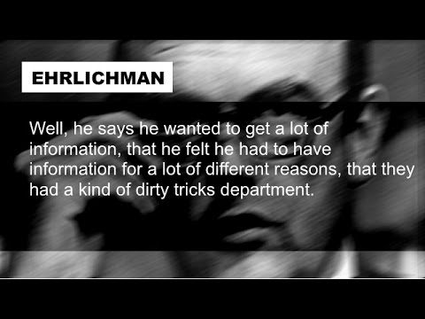 Richard Nixon and John Ehrlichman Discuss Watergate July 19 1972