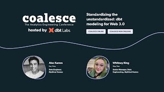 Standardizing the unstandardized: dbt modeling for Web 3.0