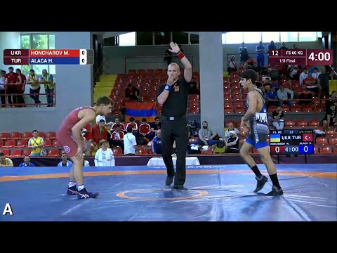 1/8 FS - 60 kg: M. HONCHAROV (UKR) v. H. ALACA (TUR)