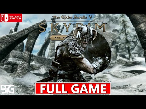 Skyrim Anniversary Edition Main Quest - Full Game Walkthrough (No Commentary, Nintendo Switch)