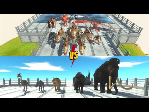 Prehistoric Mammals vs Fantasy Animal Revolt Battle Simulator