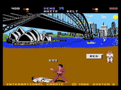 international karate atari 800