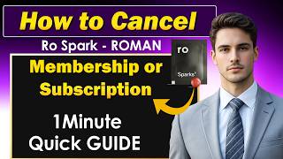 How to Cancel Ro Spark Subscription | Cancel Roman Subscription | Cancel Roman Membership