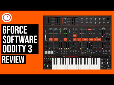 Gforce Software Oddity 3 Review - What's NEW and Sound Demo (ARP Odyssey Emulation)