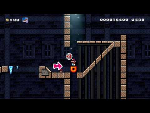 ジャンプ禁止のお化け屋敷 by ☆EIKIN☆ ~ World Record! - Super Mario Maker 2 - No Commentary 1cb 022020