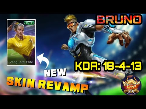 Bruno Legendary Double Kills MvP - Bruno Top #1 Global Fighter Marksman | Bruno Mobile Legends