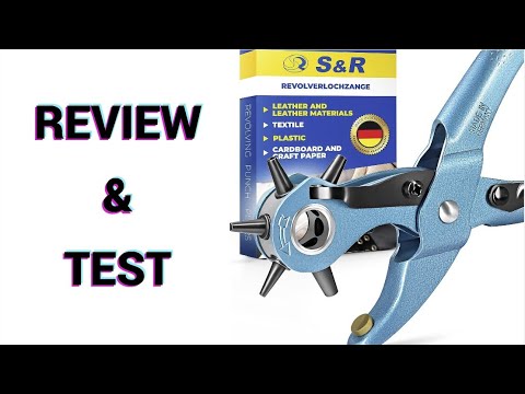 S&R Precision Revolving Punch Pliers [MADE IN GERMANY] Review and Test