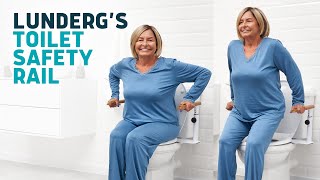 Product video: Lunderg Toilet Safety Rail for Seniors - Sturdy & Secure Frame