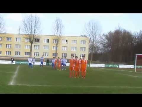 14.04.2013 r  Sprotavia : Budowlani Lubsko  .Liga Juniorów. ( bramka  Macieja Mirowskiego) :
