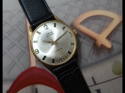 c1965 Oris Super NOS (New Old Stock) men's vintage watch, complete with hangtag.  Reference 3853/2.