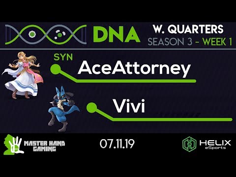 DNA S3:W1 - SYN | AceAttorney (Zelda) vs. Vivi (Lucario) - W Quarterfinals