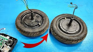 Millions of people need it, but few people know how to make it out of a gyro scooter wheel.
