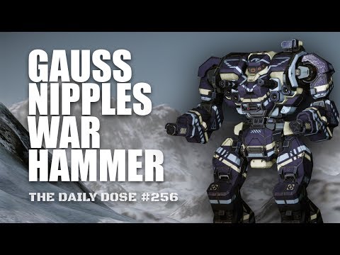 Gauss Nipples Warhammer WHM-6R Build - Mechwarrior Online The Daily Dose #256