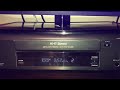 Demonstration On My Black Sony VCR On My Sleeping Beauty 1986 VHS