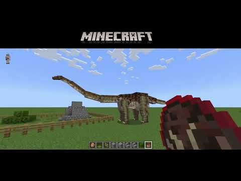 Minecraft - How to build a dilophosaurus enclosure