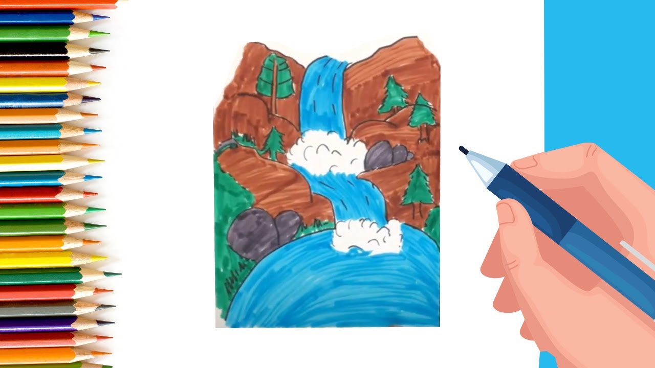 How to Draw Waterfall