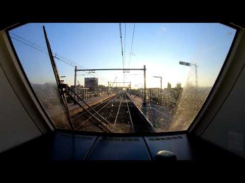 Ride with the train driver from Amsterdam Central to Zandvoort aan Zee. (F1 Weekend)