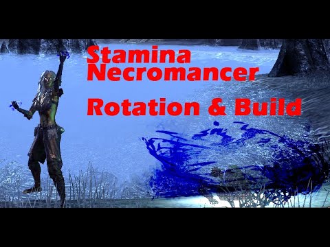 ESO Stamina Necromancer (2h) Rotation/Build - 90k+ (Dragonhold 646 CP)