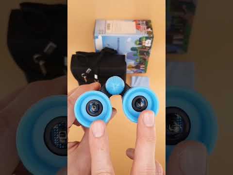 Бінокль дитячий іграшковий для подорожей та ігор LOSSO "Юнга" 8*21 блакитний - фото 1 - id-p1464971663