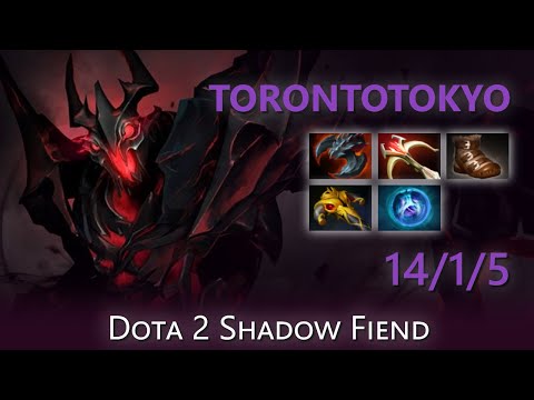 "TORONTOTOKYO" 14/1/5 | Dota 2 Shadow Fiend highlights