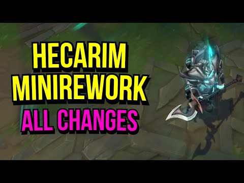 Hecarim Minirework - No More Assasin and Tank Build | League of Legends