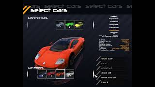 GTI Racing - Full Car List