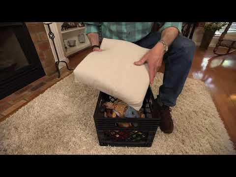 How to Make a Child's Chair from a Milk Crate