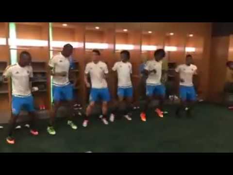 Colombian football team funny