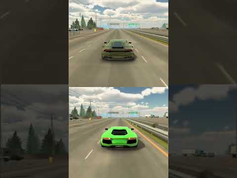 Lamborghini Huracan vs Lamborghini Aventador - Car Parking Multiplayer