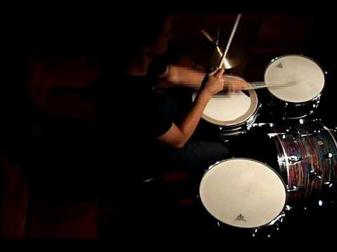 great drum beat 3 over 4 pattern with 32nd hi hat fill