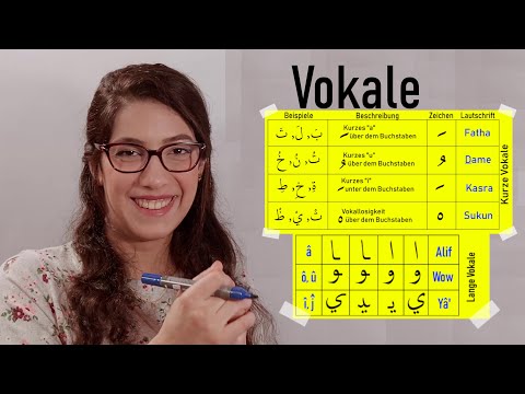 Vokale (ي, ا, و, َ, ْ, ٍ, ُ) vowels and consonants - Learn Arabic with Marah