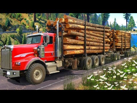 Android Gameplay Heavy Logging Cargo Truck Transport Simulator