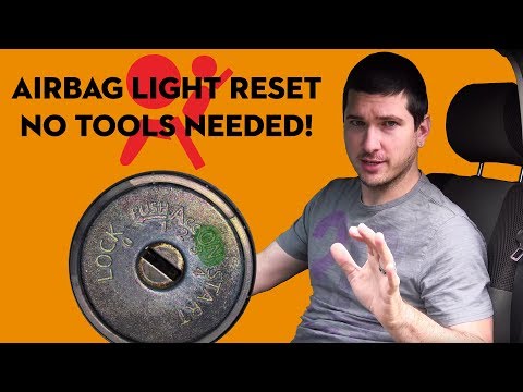 How to Reset the Air Bag Warning Light on a Nissan EASY! No tools required!!