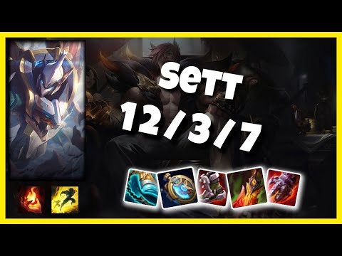 Sett vs Sion KOREAN Challenger MID (12/3/7) - v11.1