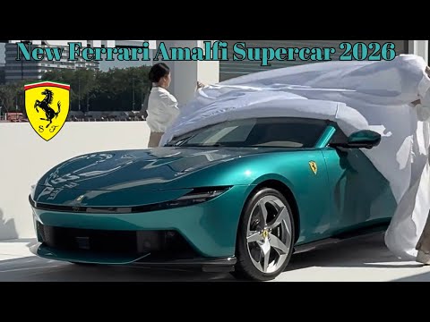 Ferrari Amalfi 2026 Unveiled at Victoria Harbour, Hong Kong | Amalfi Brings Back Physical Buttons