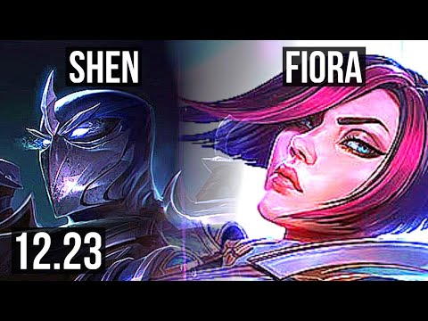 SHEN vs FIORA (TOP) | 2/2/17, 600+ games | EUW Challenger | 12.23