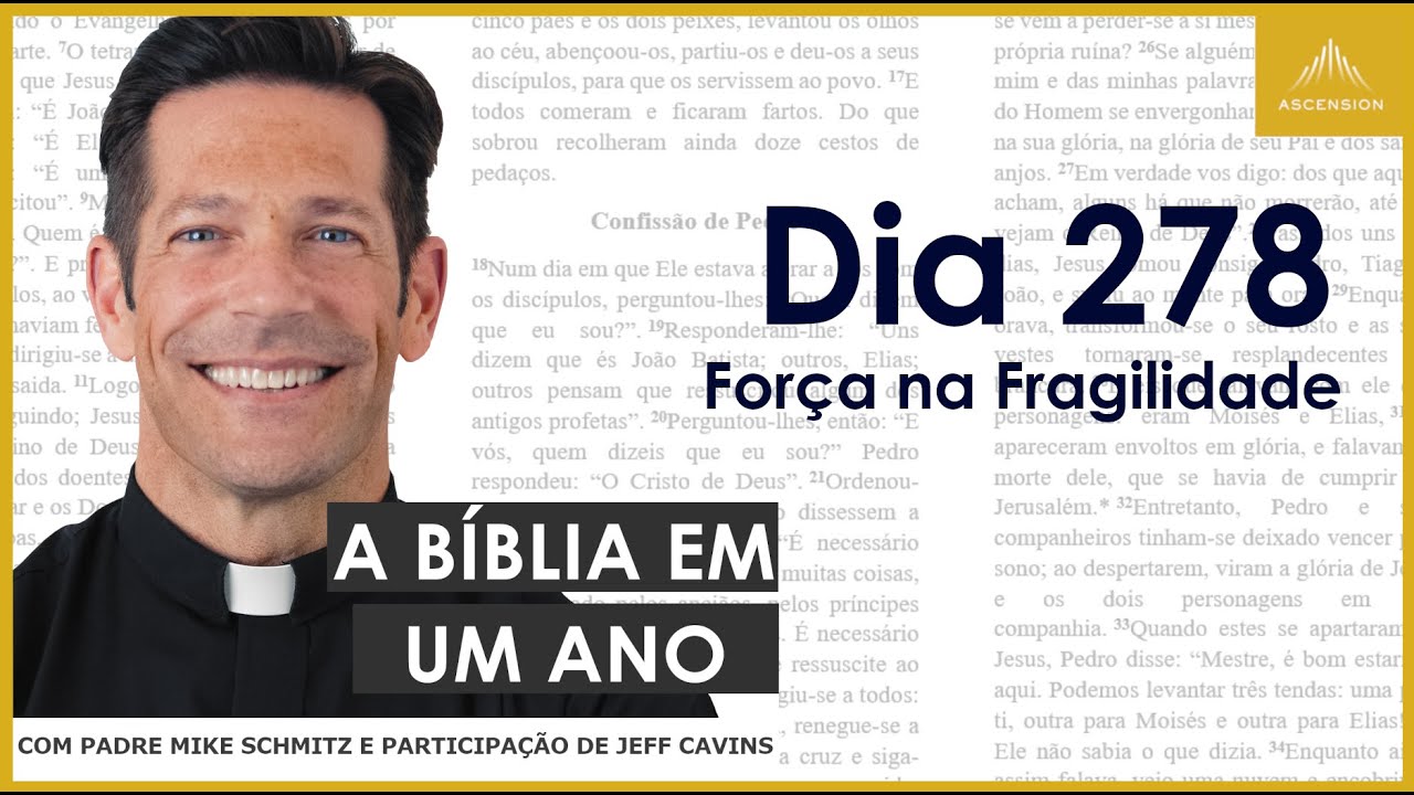 Dia 278: Força na Fragilidade - A Bíblia em um Ano (com Pe. Mike Schmitz)