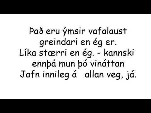 Ég er sko vinur þinn