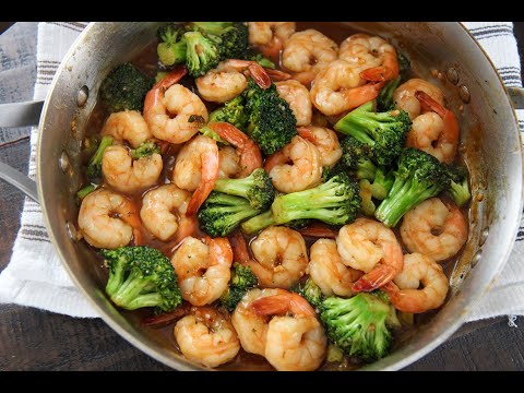 Spicy Honey Shrimp and Broccoli