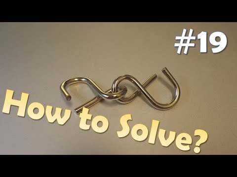 Can you solve this brain teaser? Metal puzzle solution - Part 19 - Infinity "P" Shape