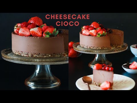 Cheesecake Ciocolată fără coacere! Desert Vegan și sănătos!