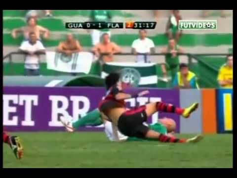 Guarani 2x1 Flamengo   Brasileirão 2010  Série A   17ªRodada   HQ #futvideos